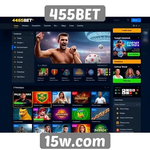 Avaliação da interface do usuário do site 455BET